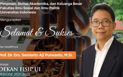 Prof. Semiarto Aji Purwanto, Dekan Terpilih Fisip UI Periode 2021-2025